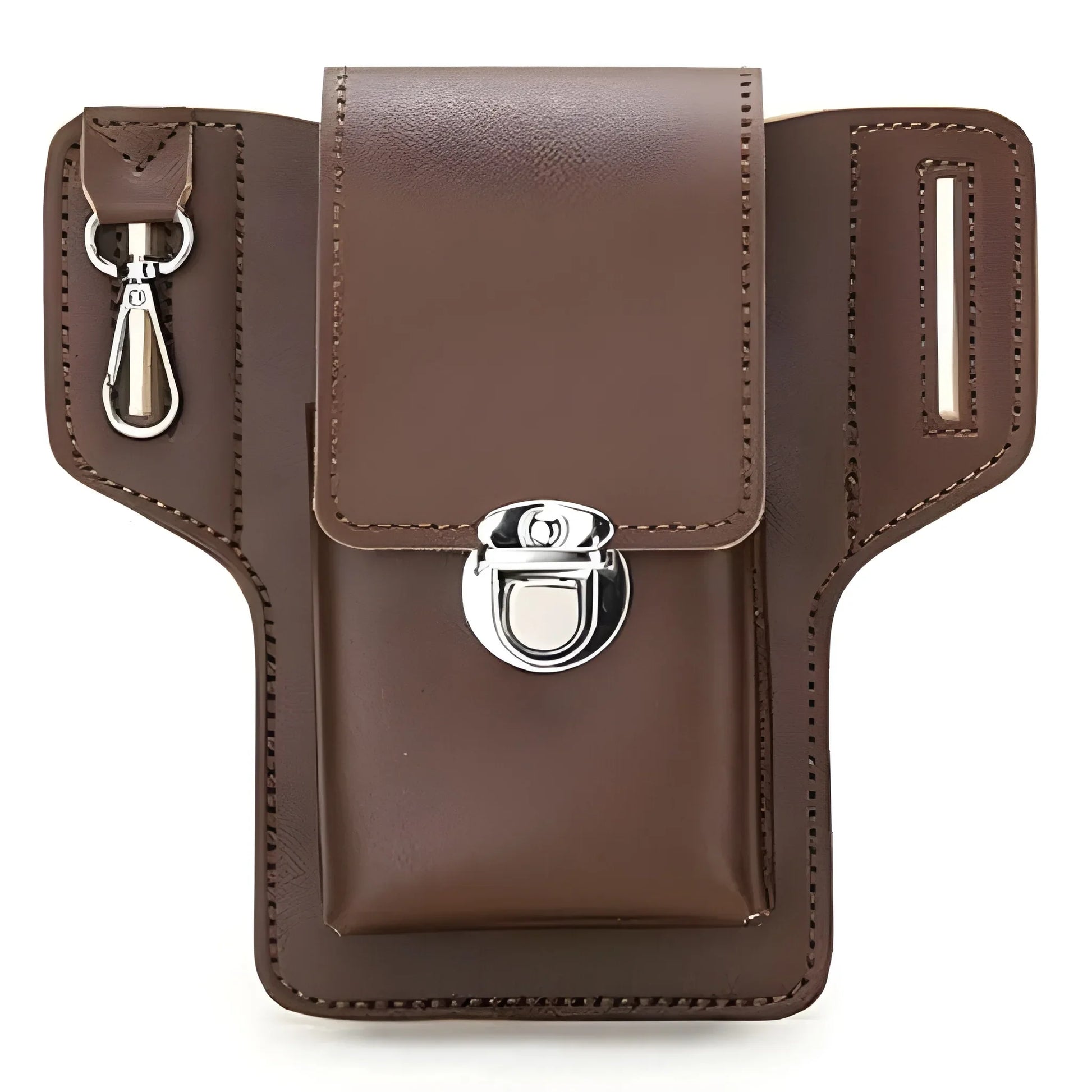Leather Belt Loop Phone Pouch