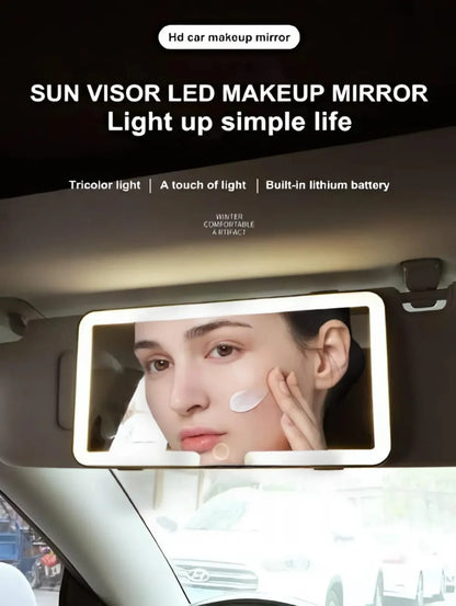 LED Car Makeup Mirror