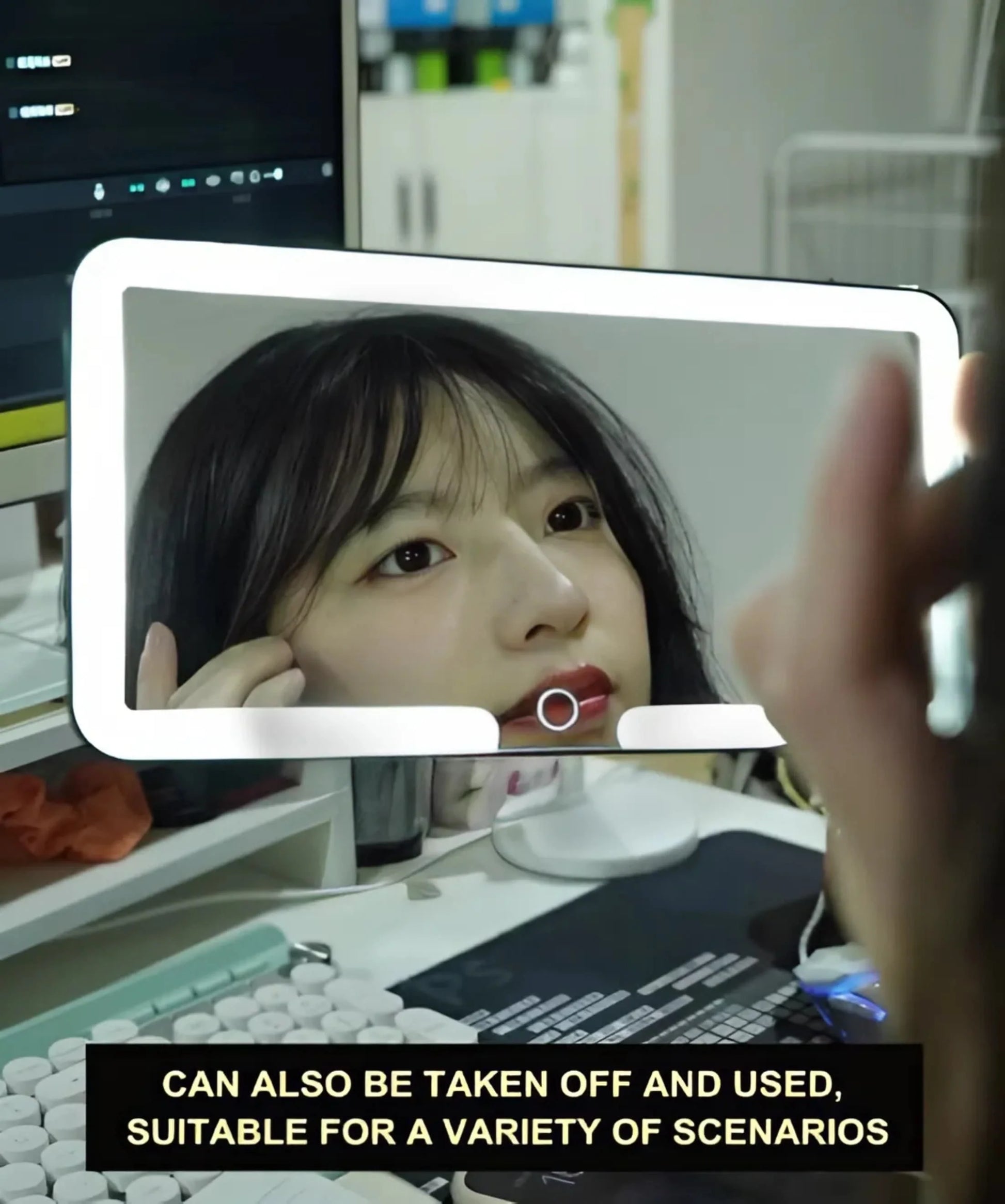 LED Car Makeup Mirror