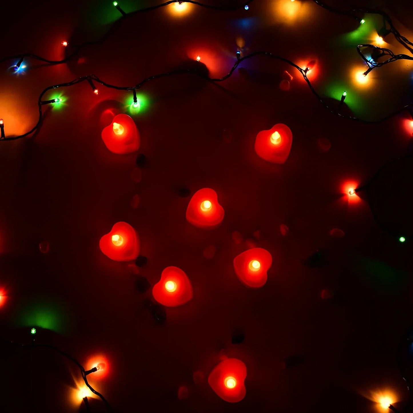 Best led heart shape tea lights - flameless candles | 2025 | fast shipping