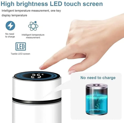 LED Temperature Display Flask