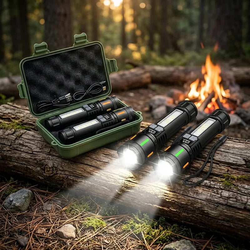 Rechargeable Led Torch Flashlight