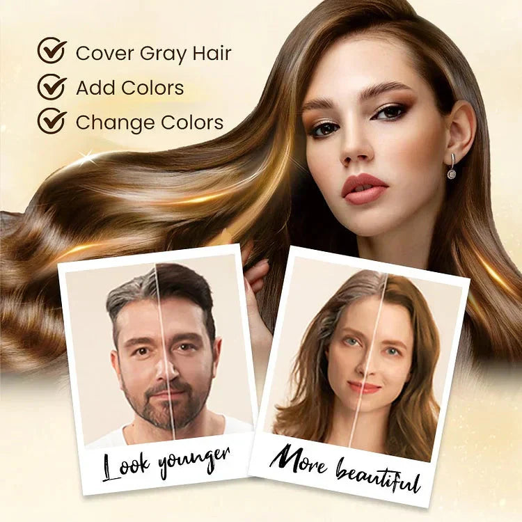 Long Lasting Natural Hair Dye Shampoo 100ML (Pack of 2)