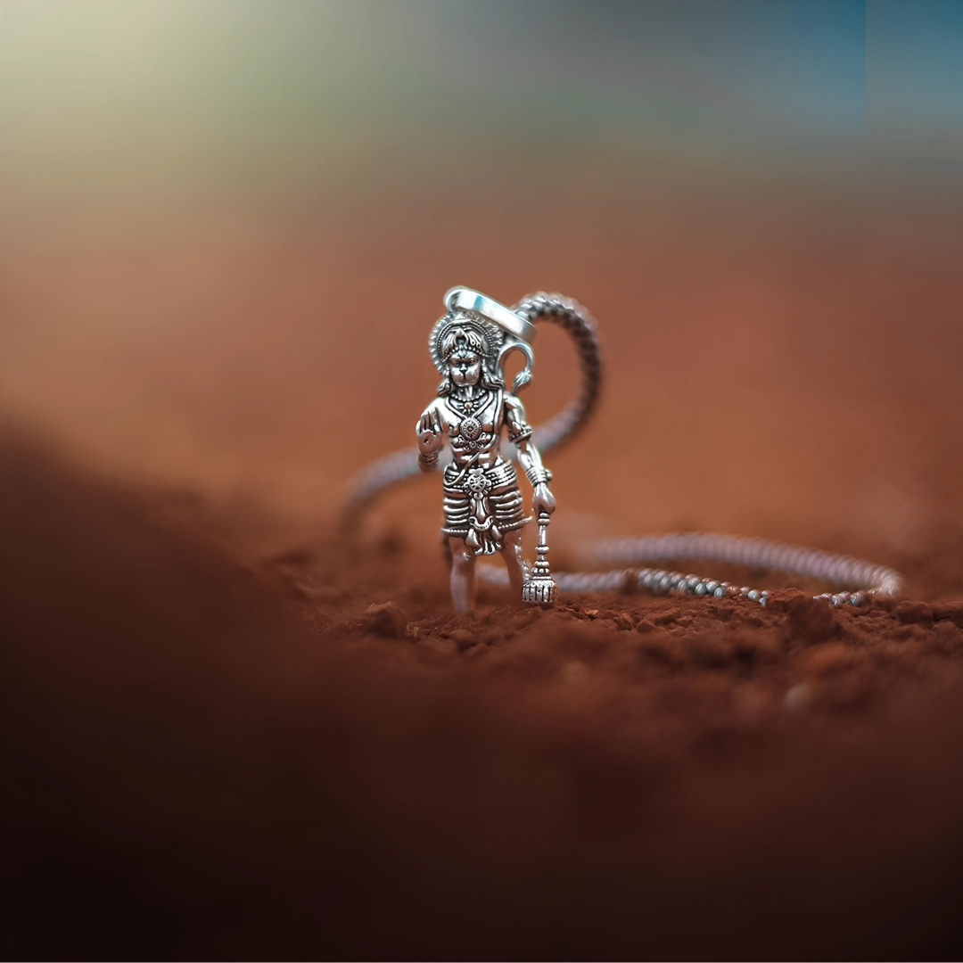 Lord Hanuman Pendant with Chain