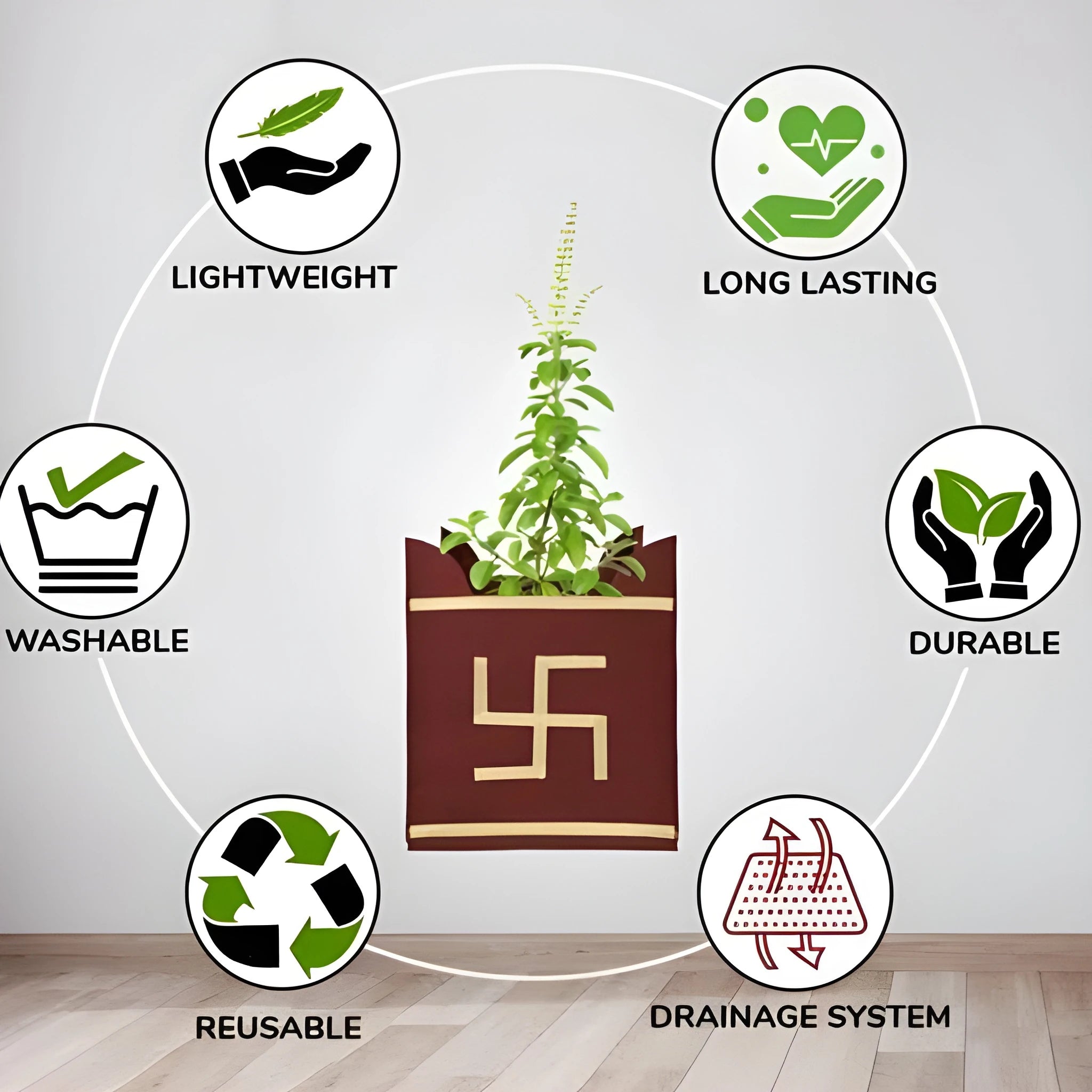 Sacred Tulsi Grow Bag