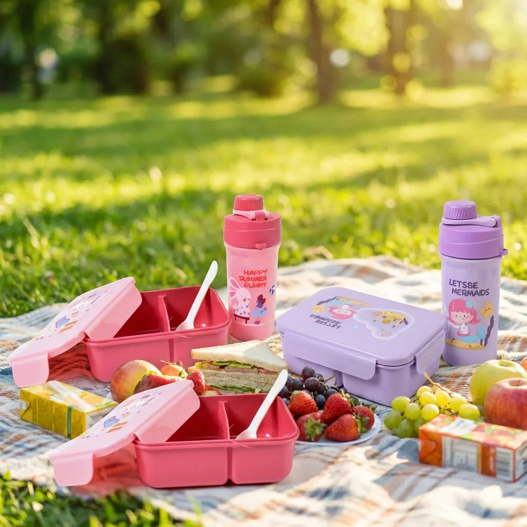 Best lunch box & bottle set – 2 pcs - containers | 2026 | fast shipping