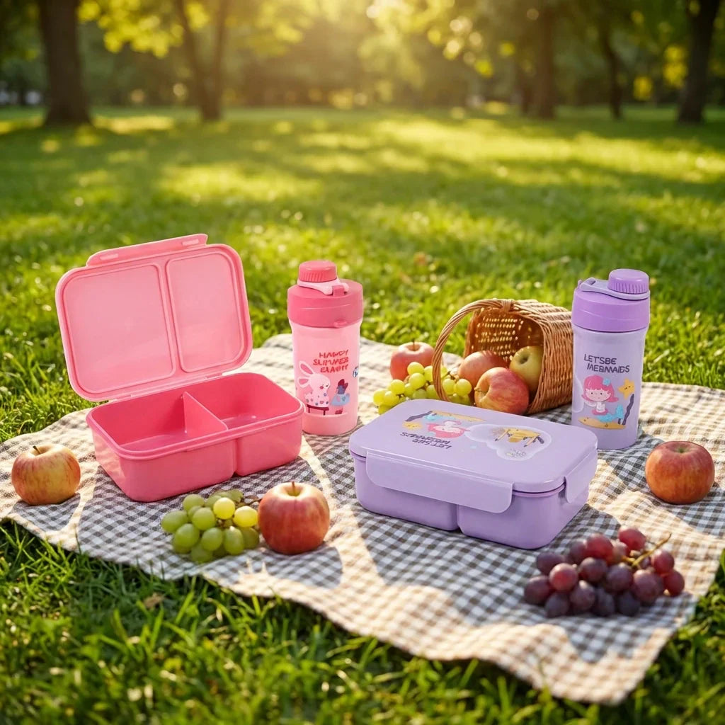 Best lunch box & bottle set – 2 pcs - containers | 2026 | fast shipping