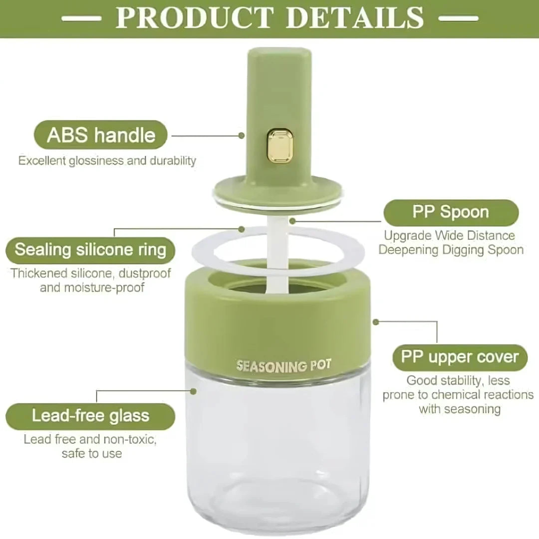 Luxury Glass Telescopic Seasoning Tank