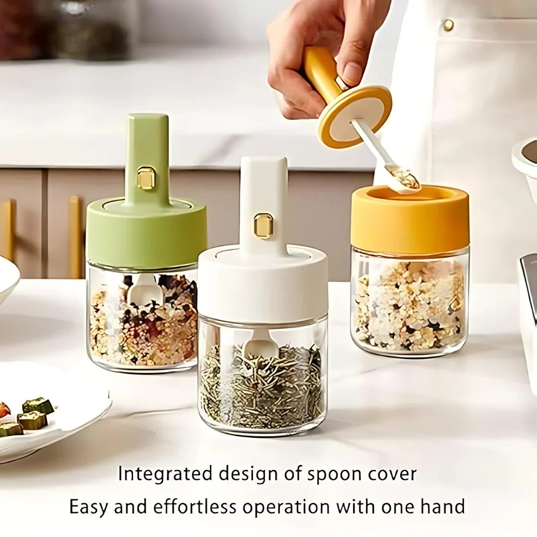 Luxury Glass Telescopic Seasoning Tank