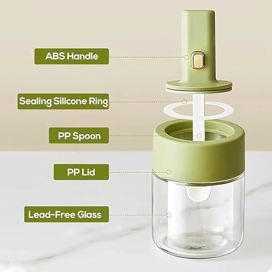 Luxury Glass Telescopic Seasoning Tank