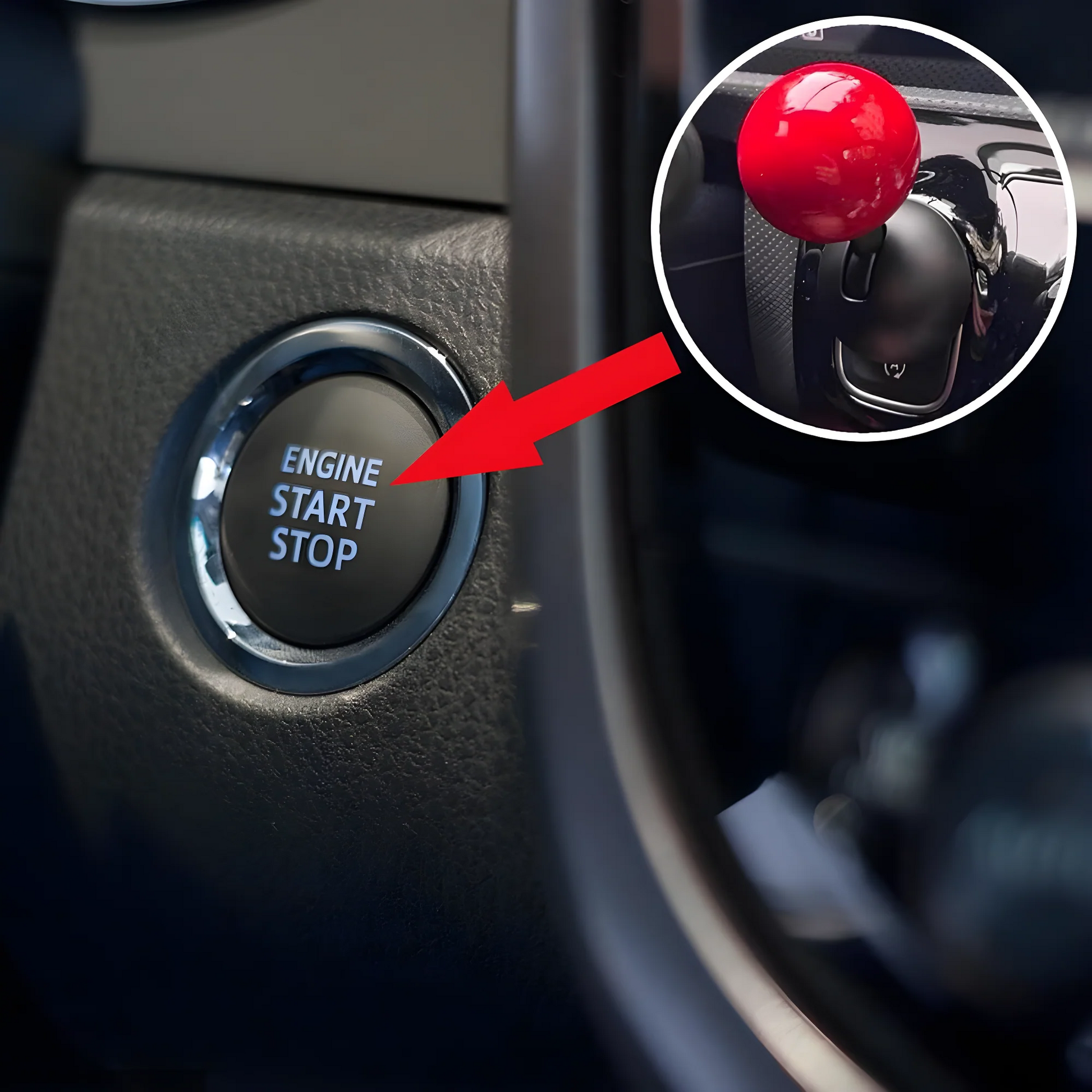 Luxury Push Button Cover car accessories