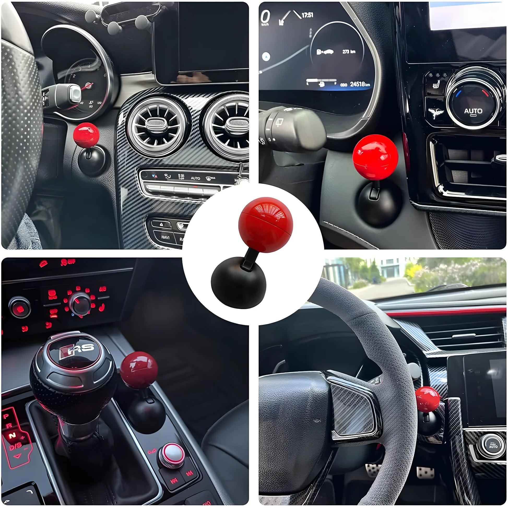 Luxury Push Button Cover car accessories