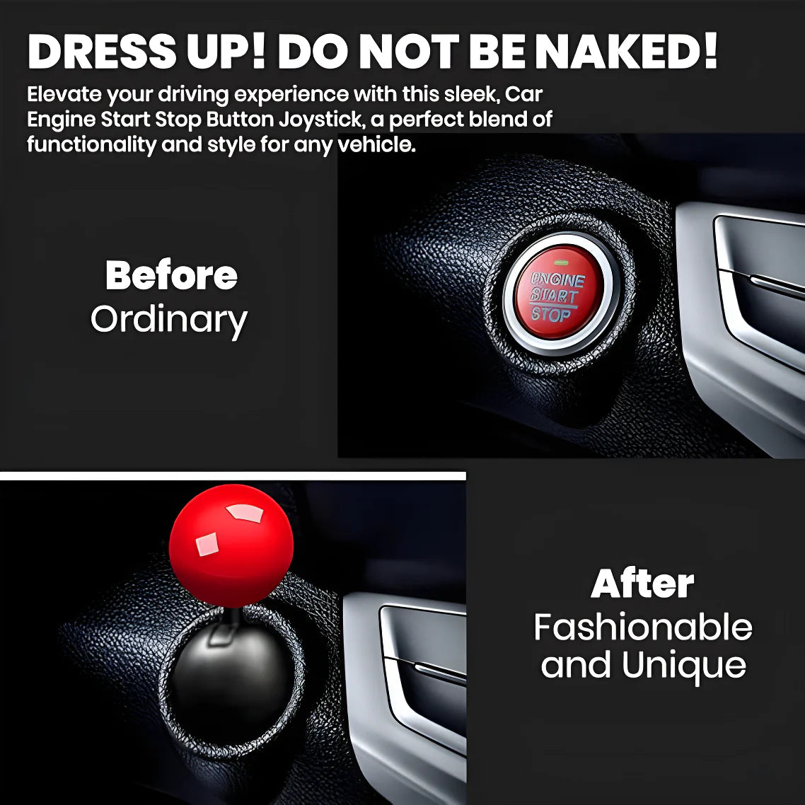 Luxury Push Button Cover car accessories