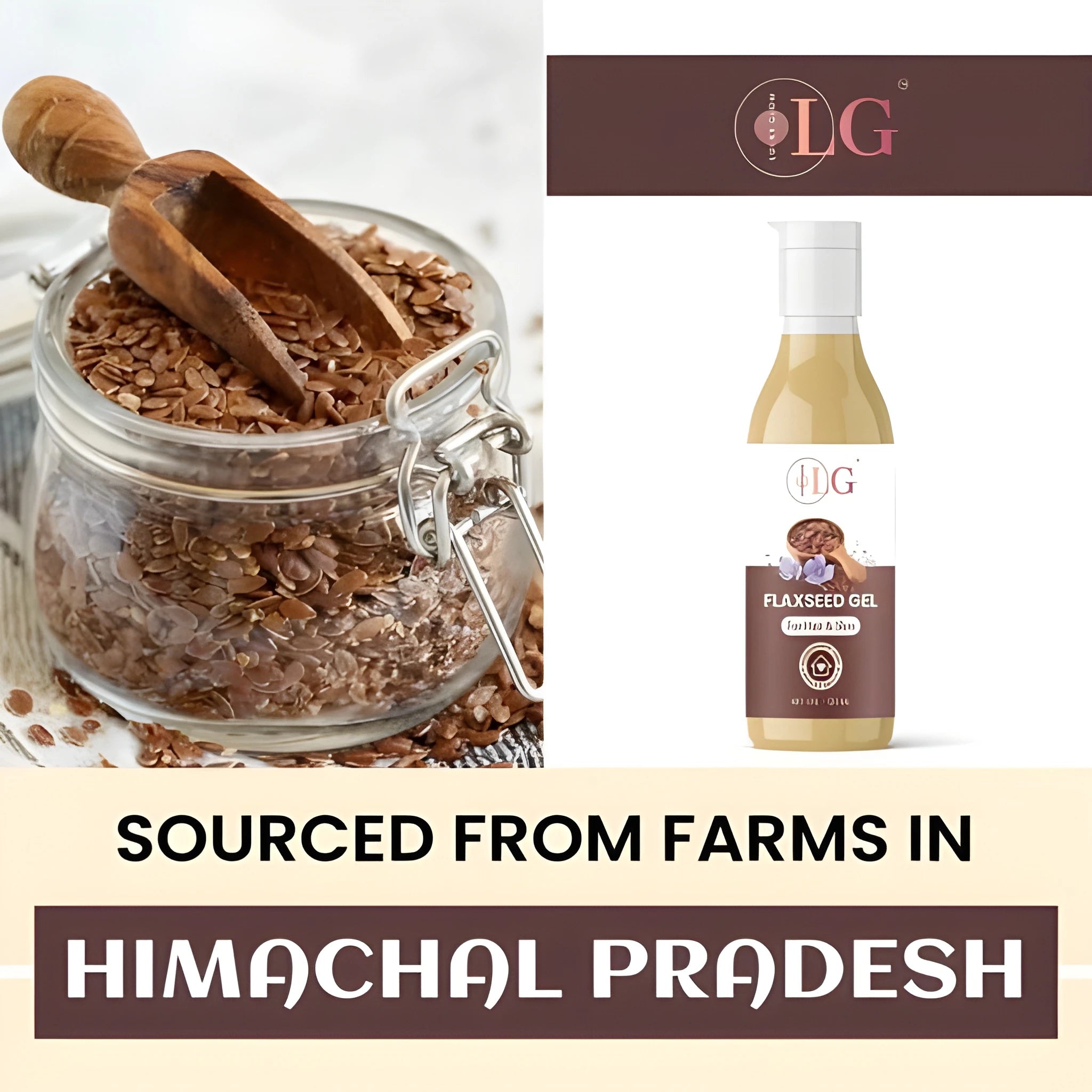 Natural Flaxseed Glow Gel