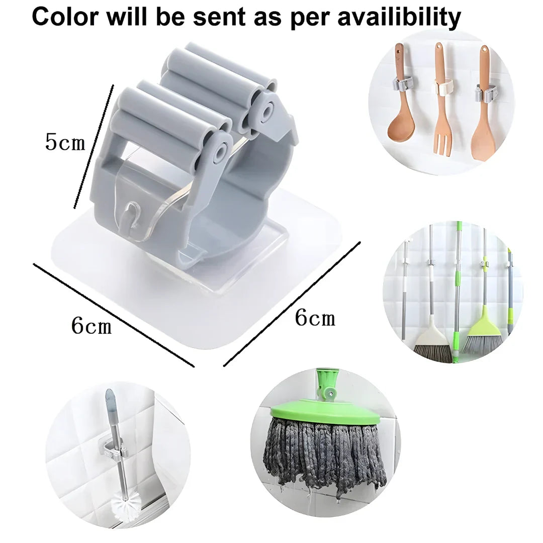 Magic Sticker Mop & Broom Holder - Home Improvement