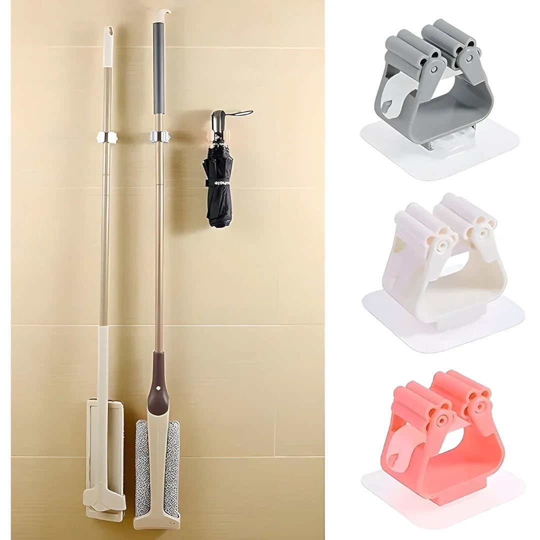 Magic Sticker Mop & Broom Holder - Home Improvement
