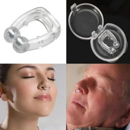 Silicone Magnetic Unisex Anti Snoring Nose Clip