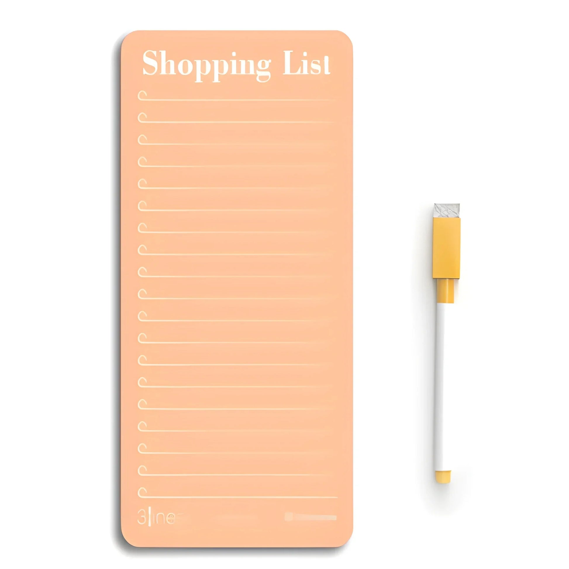 Magnetic Grocery List Board