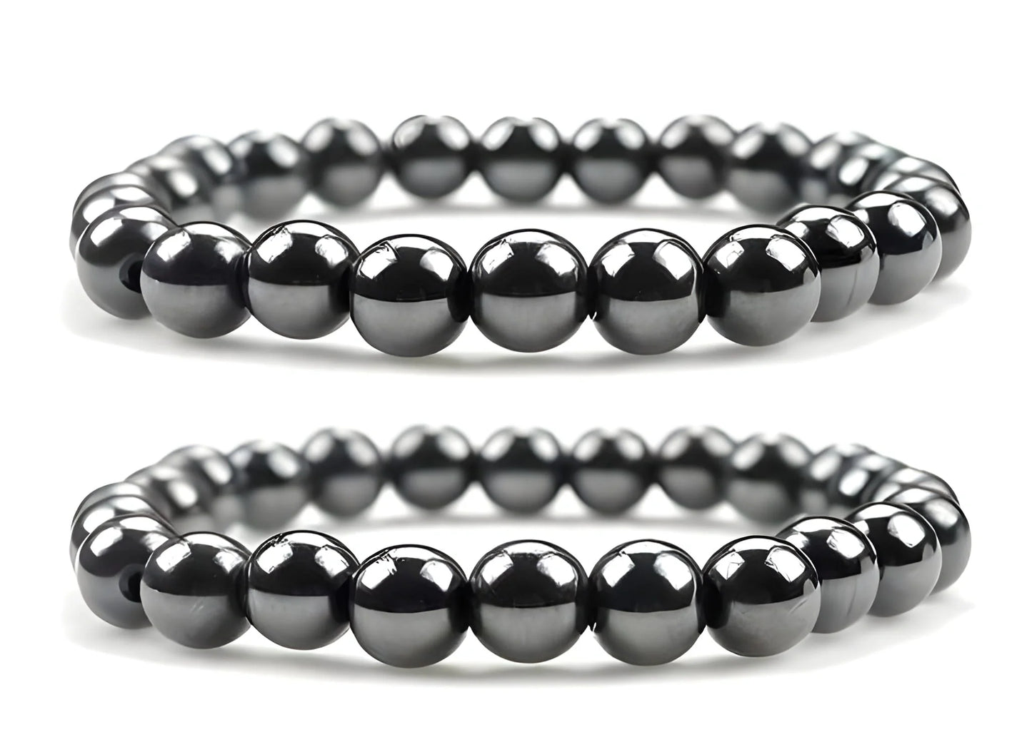 Magnetic Hematite Bracelet Set
