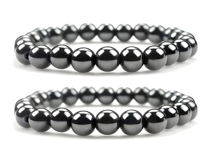 Magnetic Hematite Bracelet Set