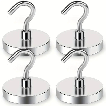 Magnetic Hooks Pack of 4 Home Accessories