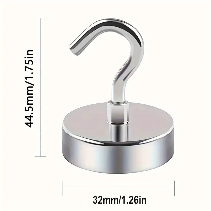 Magnetic Hooks Pack of 4 Home Accessories