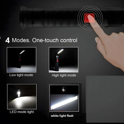 Magnetic LED COB Light USB Rechargeable