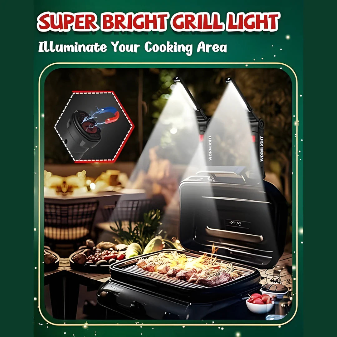 Magnetic LED COB Light USB Rechargeable