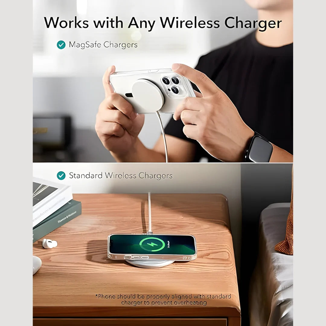 Magnetic Metal Plate Ring For Magsafe Wireless Charger