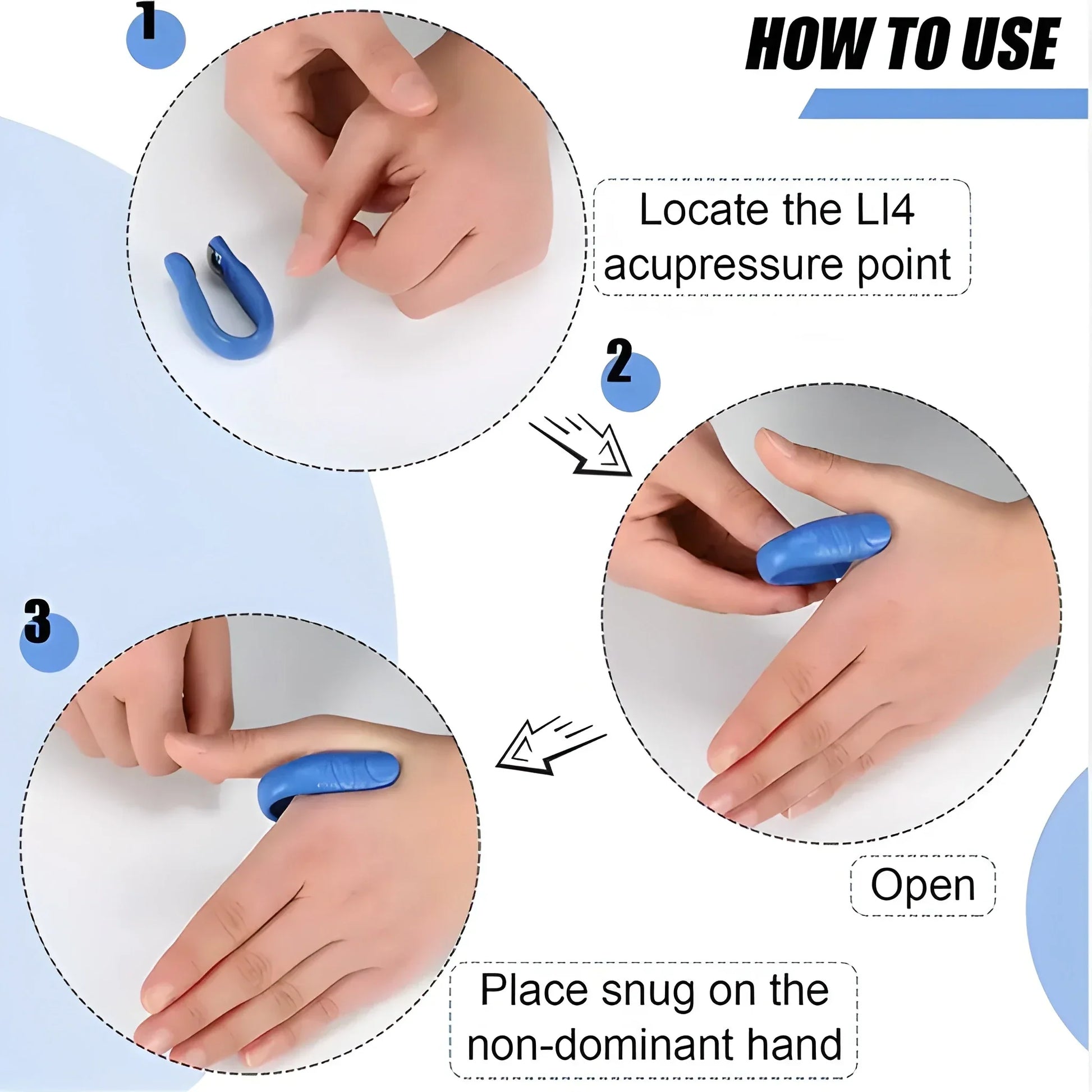 Magnetic Migraine Relief Clip - Health & Personal Care