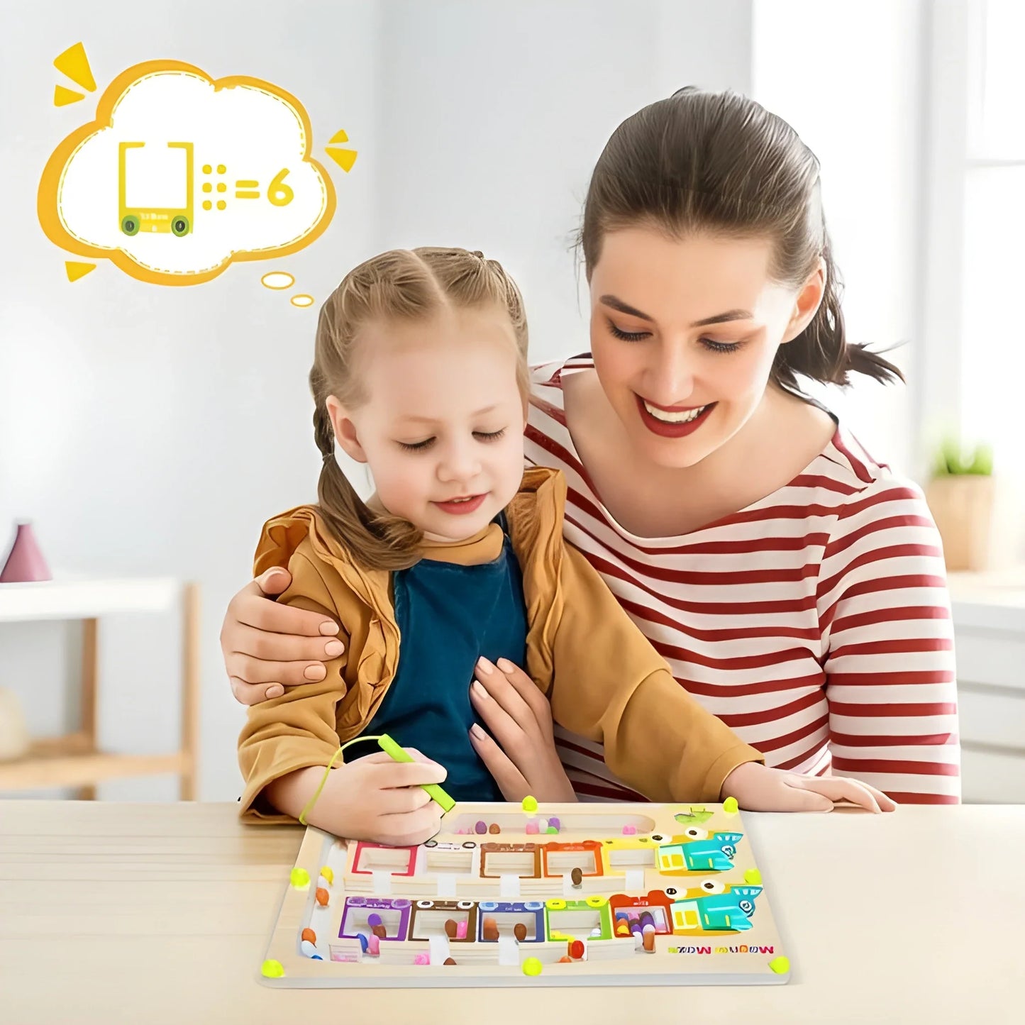 Magnetic Montessori Maze Board