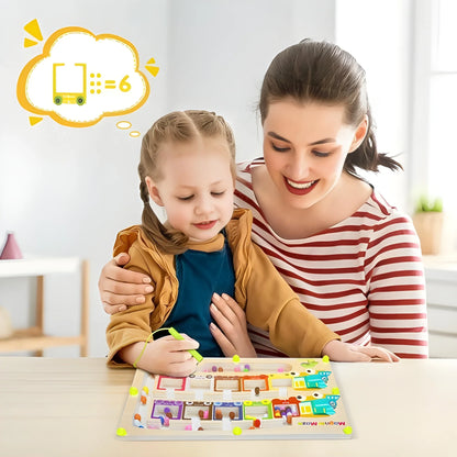 Magnetic Montessori Maze Board