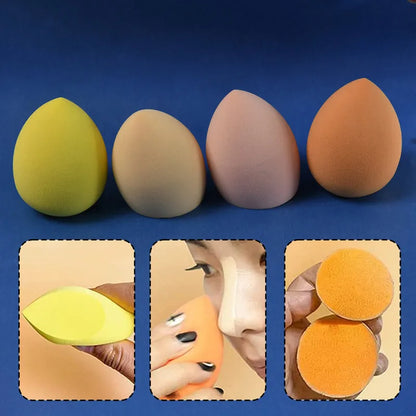 Makeup Sponges (4 Pcs Set With Case) - Health Care