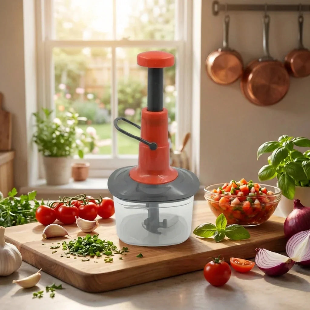 Best manual press fruit vegetable chopper - kitchen slicers | 2026 | fast shipping