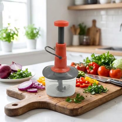 Best manual press fruit vegetable chopper - kitchen slicers | 2026 | fast shipping