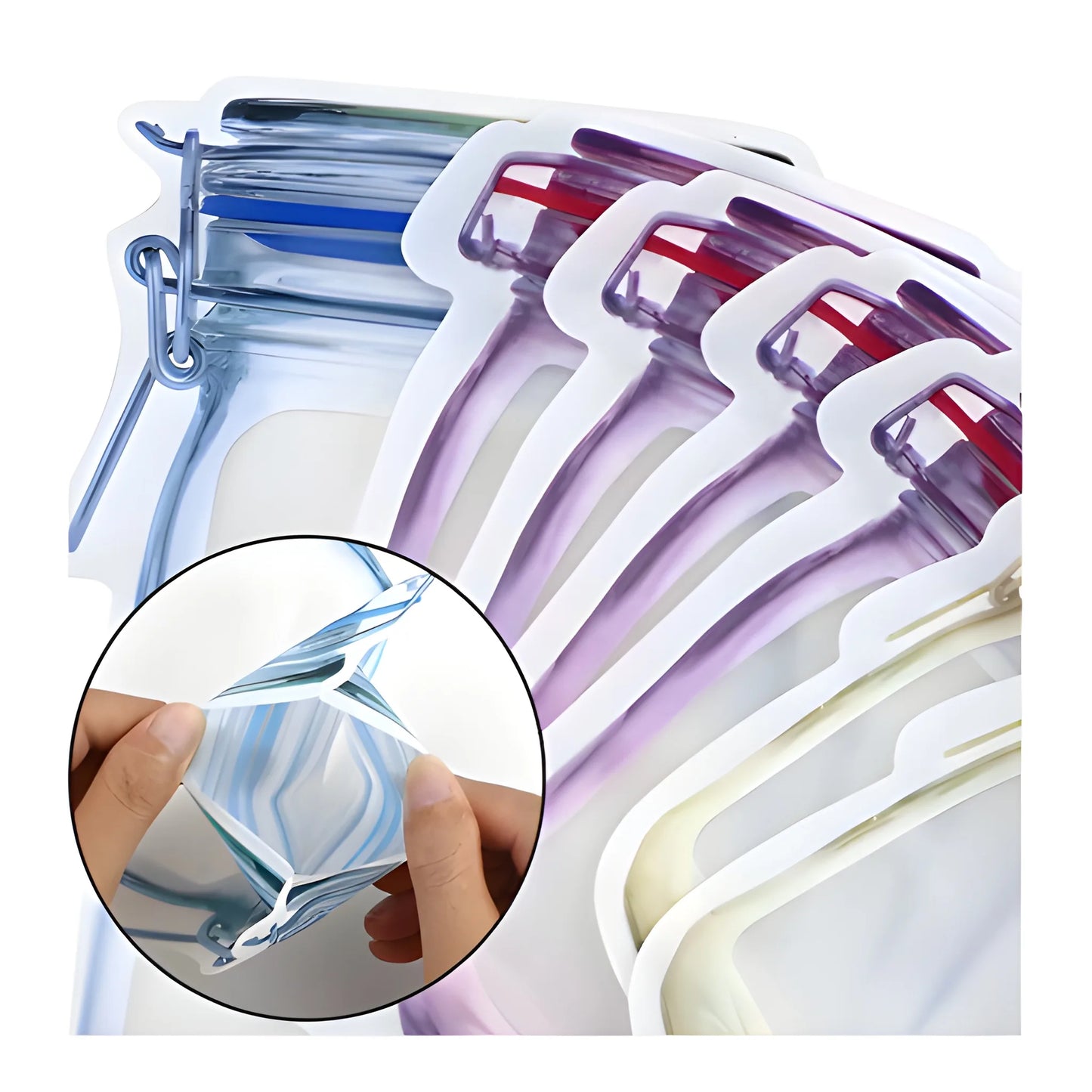 Mason Jar Zipper Pouches - Home & Kitchen