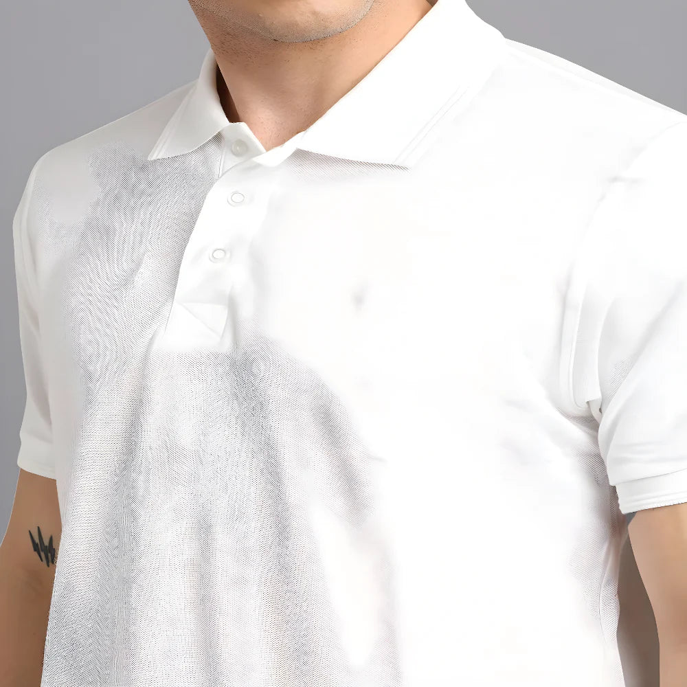 Matte Elegance Polo Tee clothing