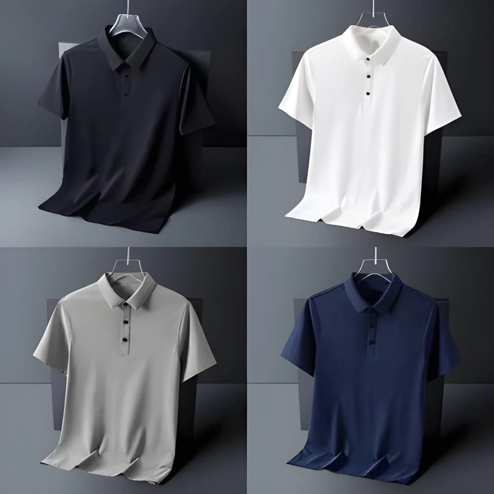 Matte Finish Polo 4 Pack clothing