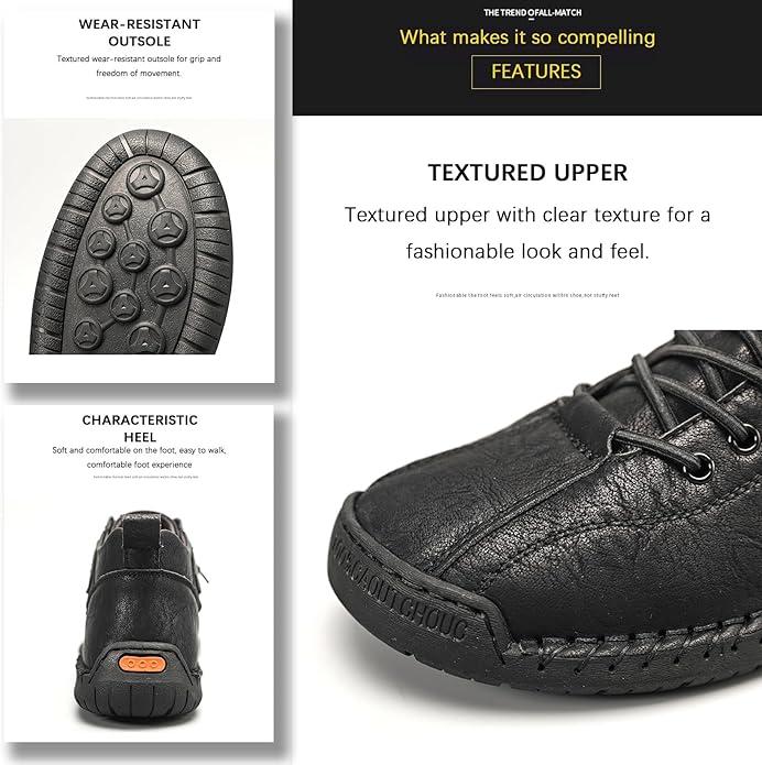 Men’s Hiking Shoes High Top Shoes Thickened