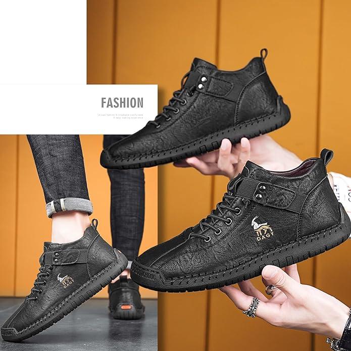 Men’s Hiking Shoes High Top Shoes Thickened