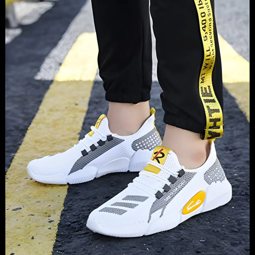 Men’s Lightweight White Sneakers