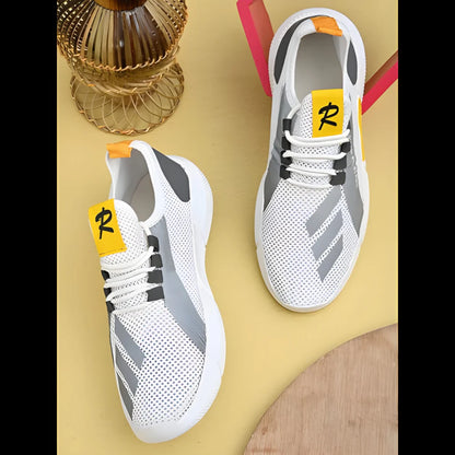 Men’s Lightweight White Sneakers Shoes