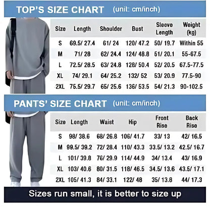 Men’s Loose Fit Coord Set clothing
