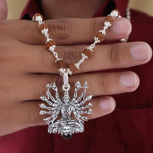 Men’s Shiva Silver Pendant Silver jewelry