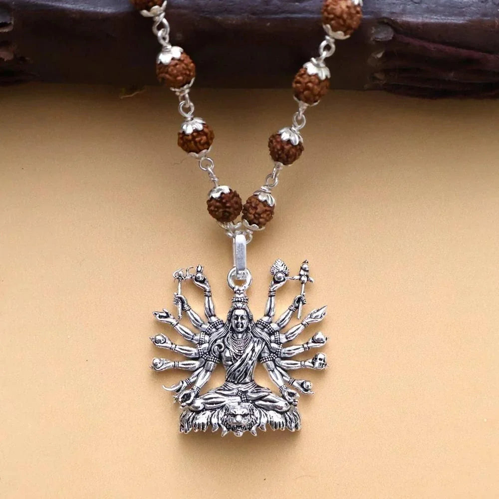 Men’s Shiva Silver Pendant