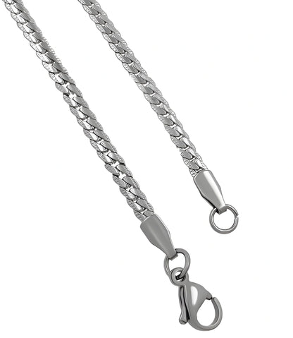 Men’s Silver Chain Ring Set