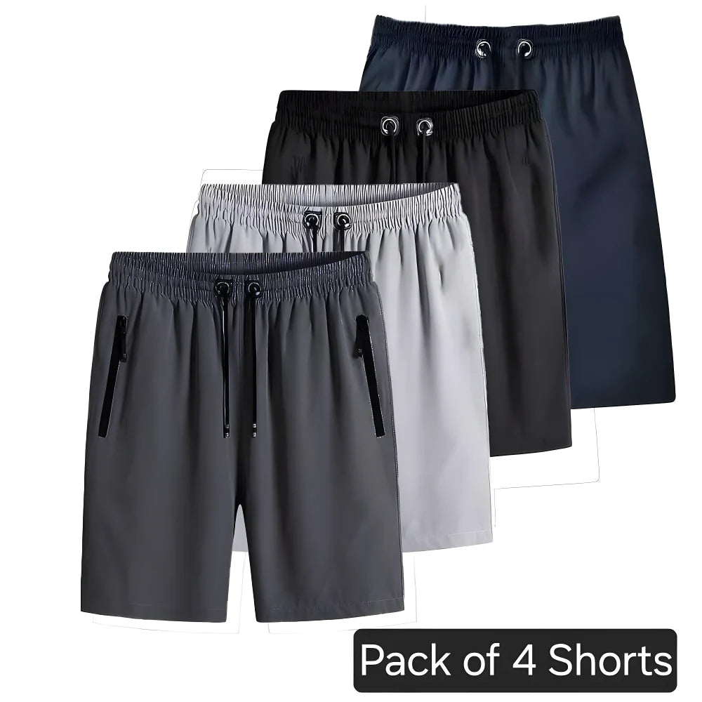 Men’s Stretch Cotton Shorts (4 Pack)