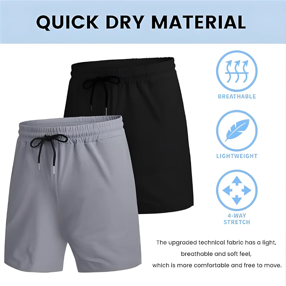 Men’s Stretch Cotton Shorts (4 Pack) clothing