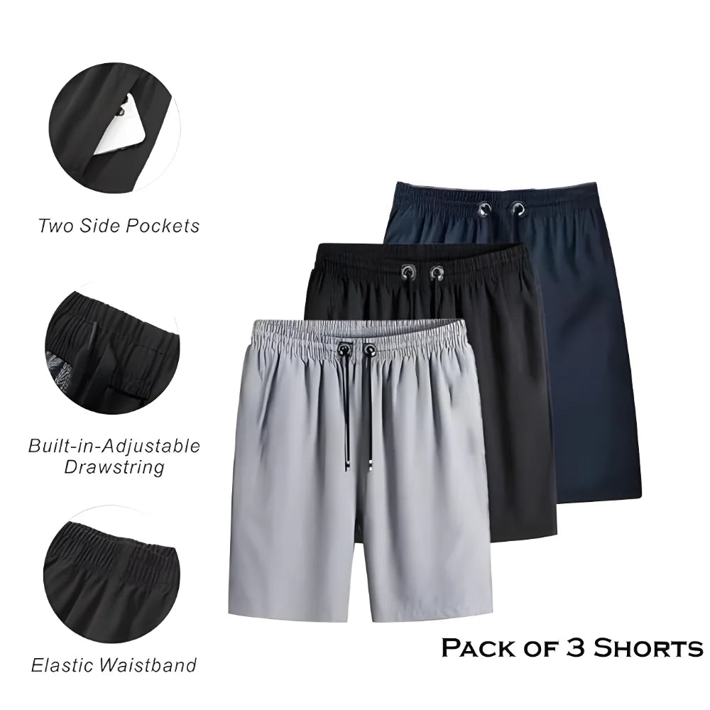 Men’s Stretch Cotton Shorts (4 Pack) clothing