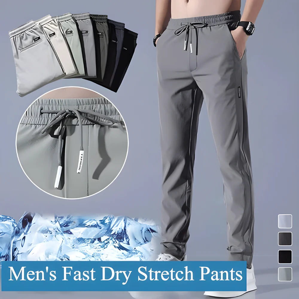 Men's Straight Track Pants (Pack of 2)